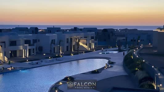 Chalet with a lagoon view at Swan Lake El Gouna – installment plan available (Swan Lake – Hassan Allam).