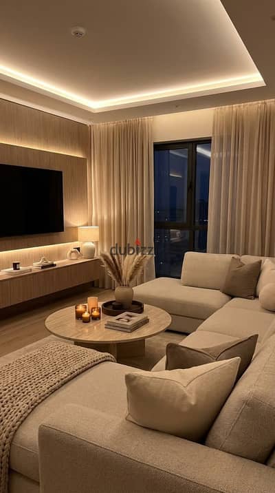 فرصه مميزه شقه بجوار حي الاشجار بمقدم 10 % دور ارضي 102 م + جاردن 22 م نص تشطيب للبيع في حدائق أكتوبر.