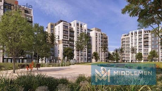 apartment 132m Fully Finished with ACs prime location under market price zed east new cairo