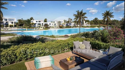 LAST FIRST ROW PRIME 3BED CHALET DIRECT LAGOON VIEW WITH LONGEST INSTALLMENT IN MARSA BAGHUSH SIDI HENISH