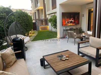 Fully finished garden apartment for sale in Sodic Eastown Spectrum phase New Cairo 189 sqm plus garden 109 sqm prime location luxury living