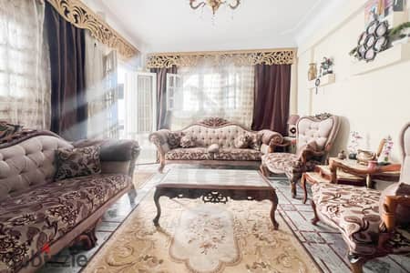 شقة دوبلكس بروف للإيجار 150 م سموحة ( ش. ادمون فيرمون )