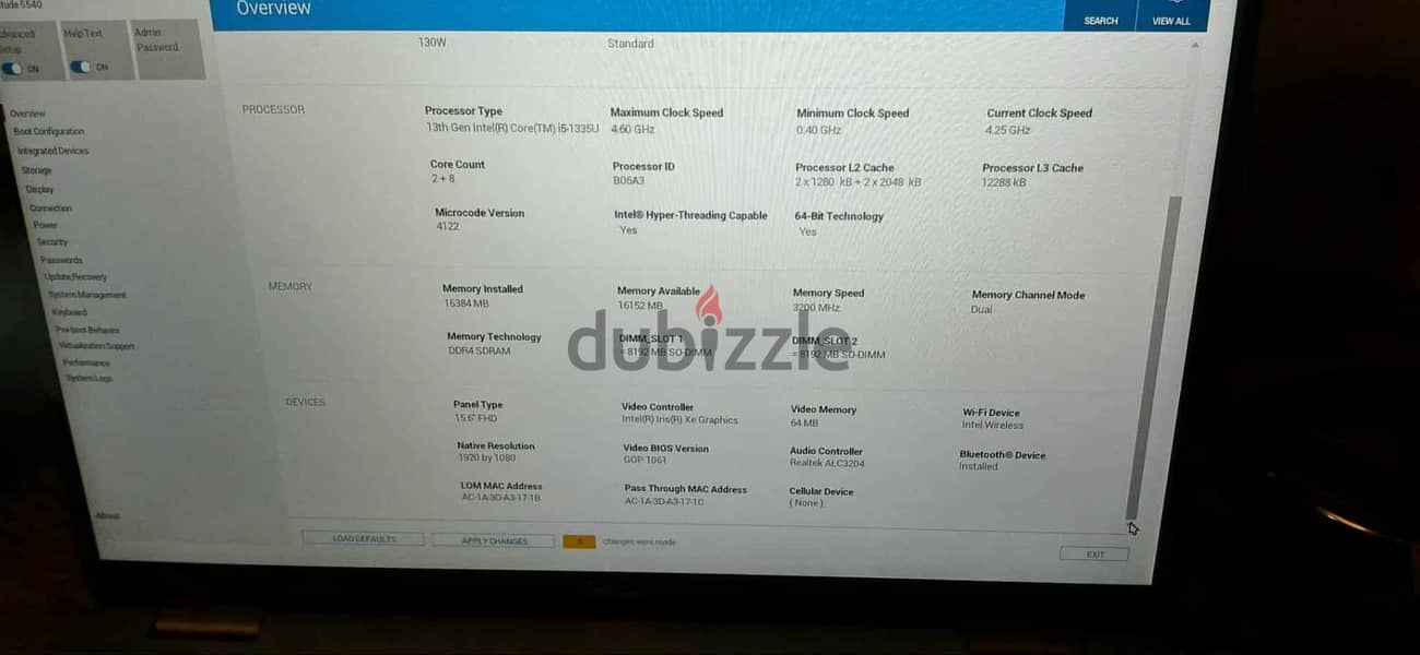 Dell Latitude 5540 i5 6