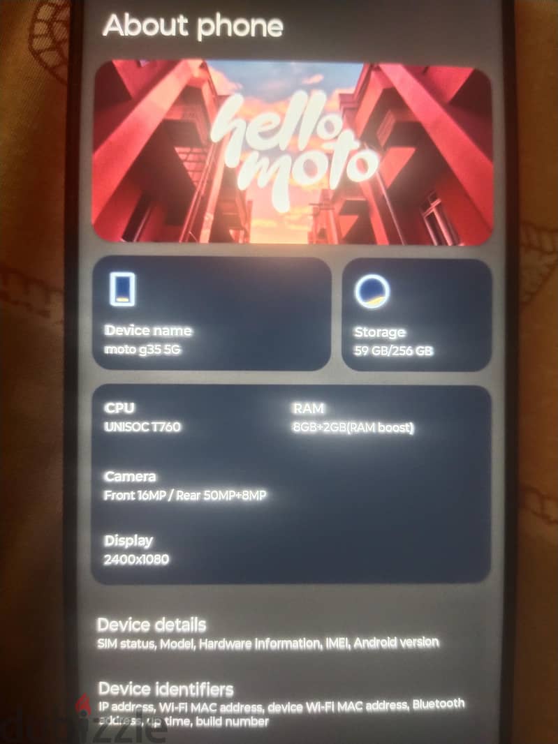 moto G35 5G 8 ram 256G 2
