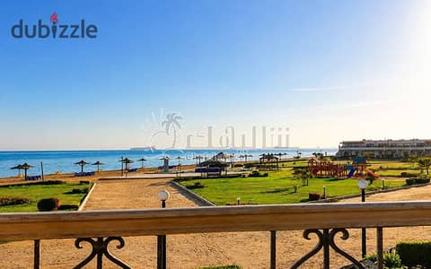 Fully Furnished Chalet for Sale with a Prime First-Row Sea View | El Hegaz, Ain Sokhna