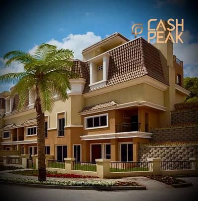 Townhouse for Sale with 10% Dp Near Delivery in Sarai Compound Located on Suez Road, near Madinaty and just minutes away from the Fifth Settlement.