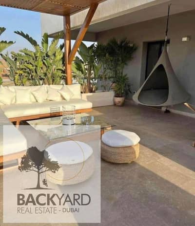 VIP villa (249 m) fully finished for sale in patio town with down payment 5% near auc and hyde park