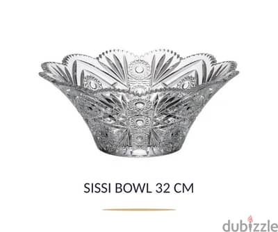 Crystal Bohemia Sissi bowl طبق فاكهة كريستال بوهيمي