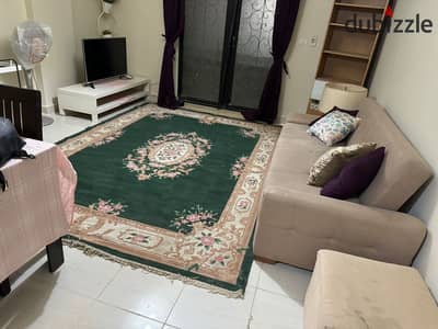 Furnished studio for rent in Al Rehab; prime location near Services.