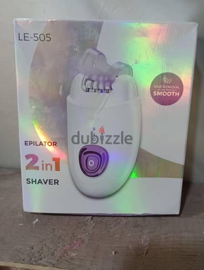 ماكينه ازاله الشعر  2. في 1. جديده بالكرتونه L . E-505