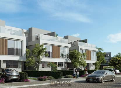 Townhouse for sale with a special discount at La Vista El Patio Town, Fifth Settlement—near the American University (AUC), 90th Street, and Al Rehab.