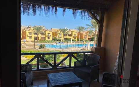 Furnished Chalet with a Private Rooftop, Sea & Swimming Pool View for Sale – Mountain View 2 | Ain Sokhna