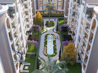 Own your apartment at LA COURBE Compound in a prime location on Al Wahat Road—with a 10% discount.