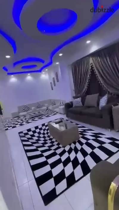 شقة مفروشة مكيفة للايجار ببرج علي كورنيش المعادي
