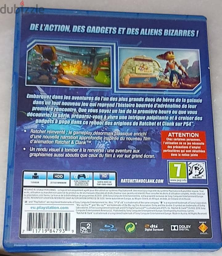 Ratchet and clank (french version) Ps4 1