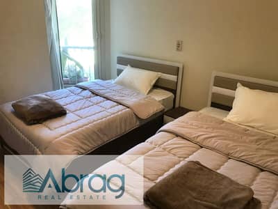 Furnished apartment with a garden for rent in The Address Compound, Sheikh Zayed (134 sqm)
