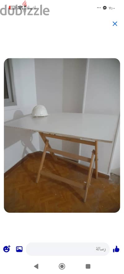 ترابيزة رسم هندسي كالجديدة بكرسي