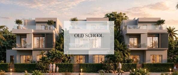 townhouse in ADAGIO Compound, located in the Golden Square area of New Cairo, directly next to Al Ahly Club