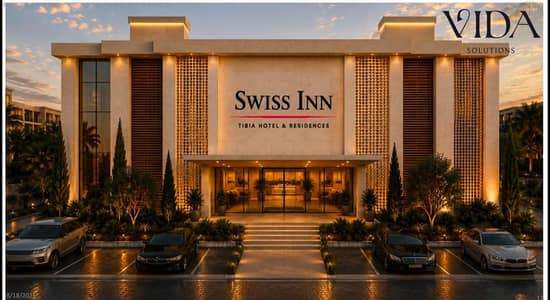 A 40-square-meter, fully finished and furnished hotel room at the Swiss Inn Hotel in the heart of Sheikh Zayed—near Al Ahly Club and La Vista