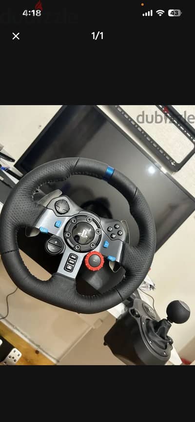 g29 دركسيون مع الshifter إستخدم ٣ أيام