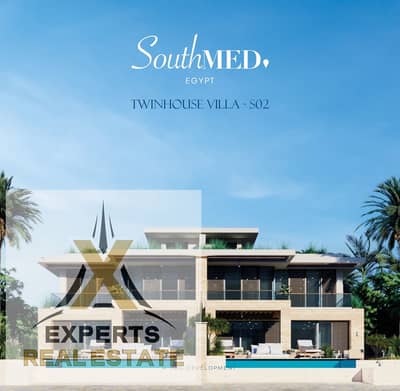 بخساره من المدفوع فيلا twin في south med فيو اللاجون مباشر