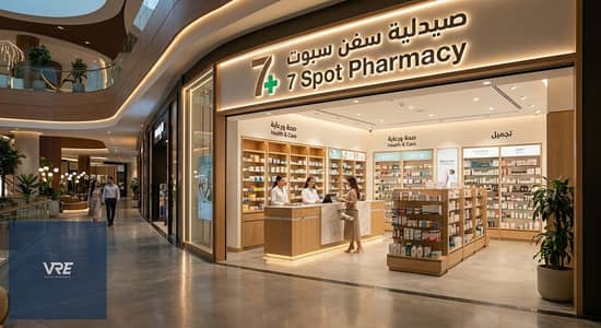 Pharmacy with immediate delivery in the heart of Zahraa El Maadi with only a 10% down payment.