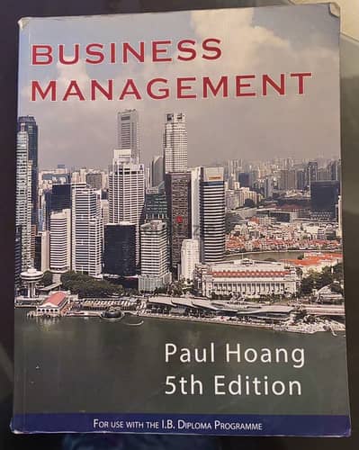 Paul Hoang, Business Management, 5th edition