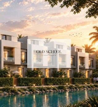 townhouse in ADAGIO Compound, located in the Golden Square area of New Cairo, directly next to Al Ahly Club