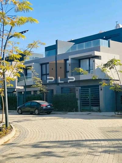 Twin house villa for sale in El Patio Oro Compound New Cairo at a prime location Resale semi finished and ready for immediate delivery