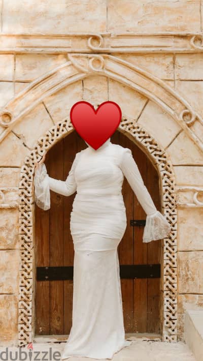 فستان أتلبس مره واحده يلبس لحد ٨٠ كيلو