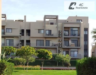Apartment for sale 168 m ready to move within months lowest total down payment and installments fully finished with ACs in Al Marasem Fifth Square