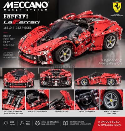 Meccano Ferrari LaFerrari 16310 – Discontinued