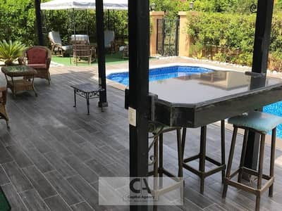 Villa For rent in Mivida With pool semi furnished