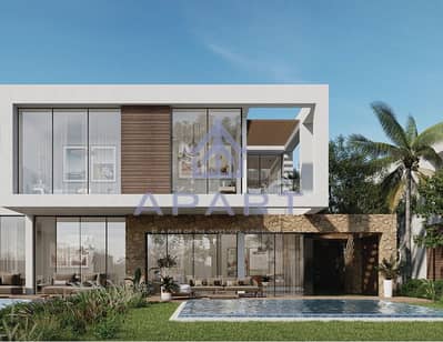 LUXURY VILLA FIRST ROW FULLY FINISHED WITH 0% DOWNPAYMENT FOR SALE OVER 10 YEARS - AZHA - NORTH COAST