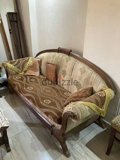 مستعمله خشب زان  ٤ قطع