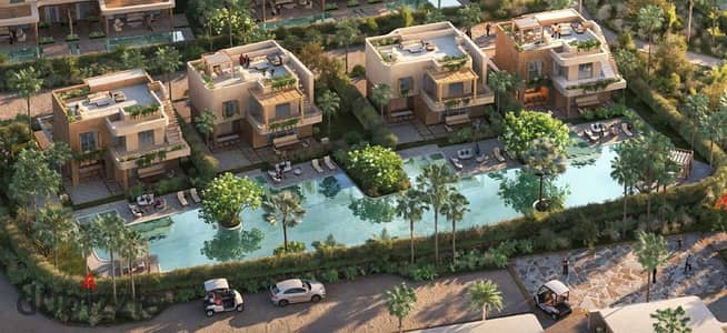 Near Delivery | Lagoon View Villa With Flexible Installments at Ramla Marakez | Ras El Hikma North Coast
