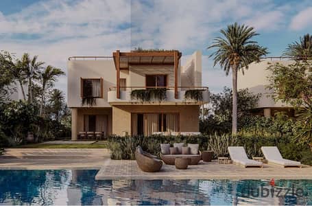 3 BDR Sea View Villa Facing North For Sale in Ramla Ras El Hekma North Coast