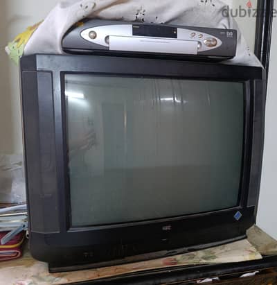 شاشة CRT زجاجية محدبة تقليدية