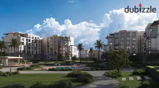 For Sale With 5% DP & 10 Years Installments 1 BDR Landscape View Lowest Price in Hyde Park New Cairo