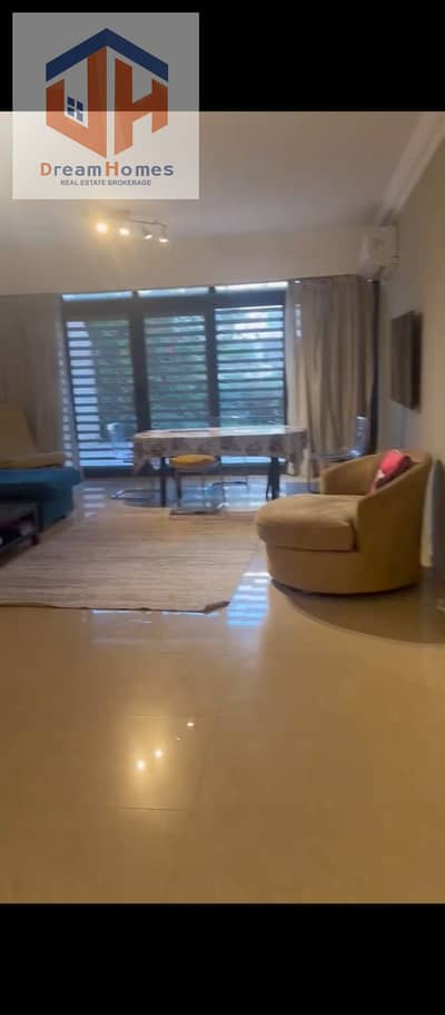 For ground-floor garden lovers in Madinaty, an apartment with special finishes, modern and brand-new furniture, beside the phase services.