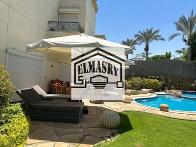 فيلا بحمام سباحه Stand Alone لقطه للايجار المفروش في أميز موقع بالرحاب 1 التجمع الأول El-Rehab City new cairo