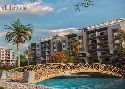 120m apartment + 23m garden in 6 October | 3 rooms | in front of MSA University | with a 10% down payment and 8 years installment 3 rooms and a private garden.