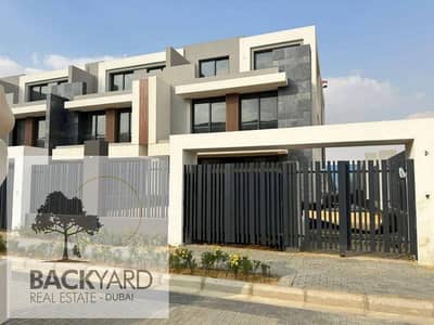 For Sale Villa in a prime location near to AUC and Mivida , with just 5% down payment and installments over 7 years ( Patio Town )