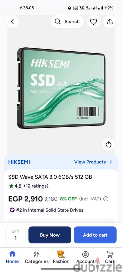 ssd 512gb 6gb/s