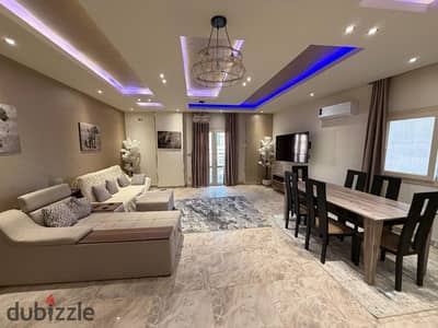 Luxury Furnished Flat for Rent in Andalus New Cairo | Modern Furniture & Super Lux | 5 Mins to AUC, Next to Seshell Hospital & Steps from Mivida