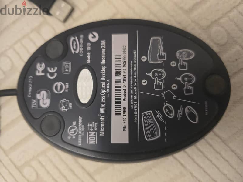 Microsoft Wireless Optical Desktop Receiver 2.0A 2
