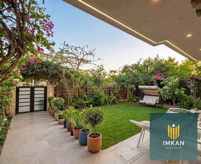 Apartment for sale in Sarai, Cairo, near Madinaty, in the Sarai Compound, Mostakbal, Cairo. 158 sq m with a 95 sq m garden, available for purchase in