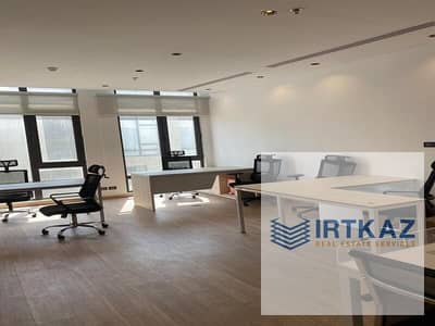 Office For Rent in New Cairo -  Fully Furnished - Under Market Price - Prime Location in District 5