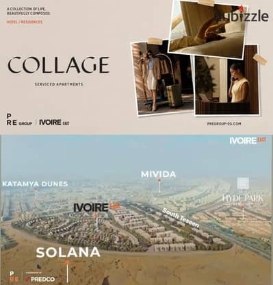 Apartment for sale 160 sqm at Collage Ivoire East New Cairo  Down payment 615,000 EGP