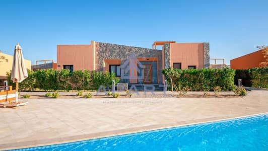 Own Your Twin House Double View Fully Finished Over 8 Years Installments For Sale in Red Sea - Soma Bay - Gouna - Makadi
